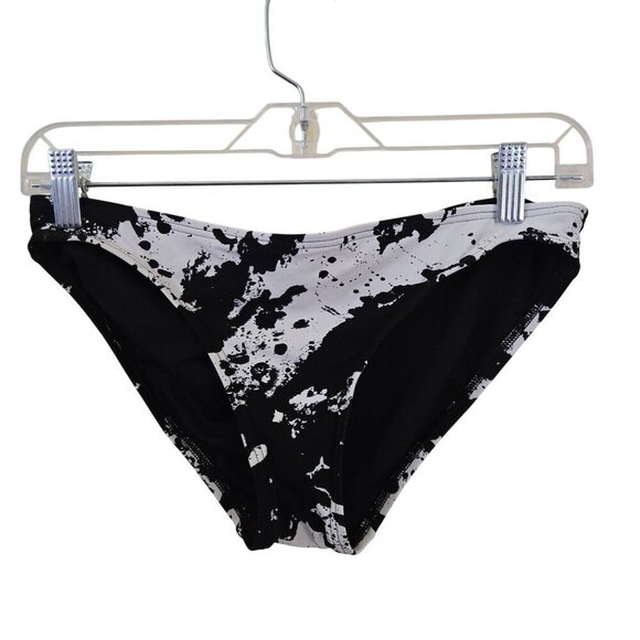 Carmen Marc Valvo Black Splash O Ring Halter Bikini Size S - Picture 8 of 11